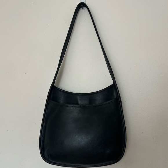 Vintage Coach Black Ergo Compartment Bag 9047 - Picture 1 of 6
